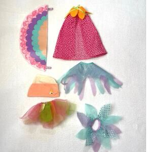American Girl Wellie Wishers  Lot of Clothes (6) Pieces: Capes Apron Tutus